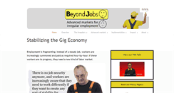 Desktop Screenshot of beyondjobs.com